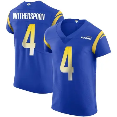 Men's Elite Ahkello Witherspoon Los Angeles Rams Royal Alternate Vapor Untouchable Jersey