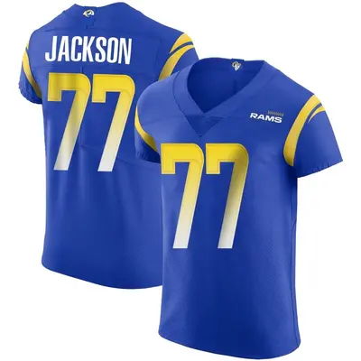 Men's Elite Alaric Jackson Los Angeles Rams Royal Alternate Vapor Untouchable Jersey