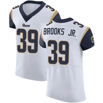 Men's Elite Antoine Brooks Jr. Los Angeles Rams White Vapor Untouchable Jersey