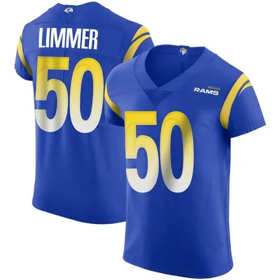 Men's Elite Beaux Limmer Los Angeles Rams Royal Alternate Vapor Untouchable Jersey