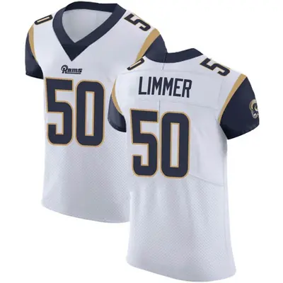 Men's Elite Beaux Limmer Los Angeles Rams White Vapor Untouchable Jersey