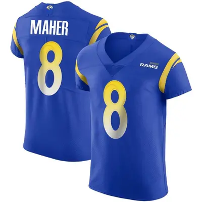 Men's Elite Brett Maher Los Angeles Rams Royal Alternate Vapor Untouchable Jersey