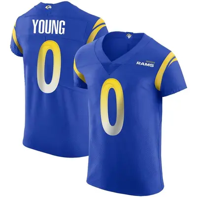 Men's Elite Byron Young Los Angeles Rams Royal Alternate Vapor Untouchable Jersey