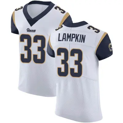 Men's Elite Cam Lampkin Los Angeles Rams White Vapor Untouchable Jersey