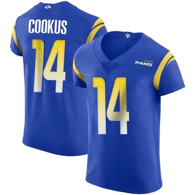 Men's Elite Case Cookus Los Angeles Rams Royal Alternate Vapor Untouchable Jersey