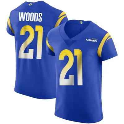 Men's Elite Charles Woods Los Angeles Rams Royal Alternate Vapor Untouchable Jersey