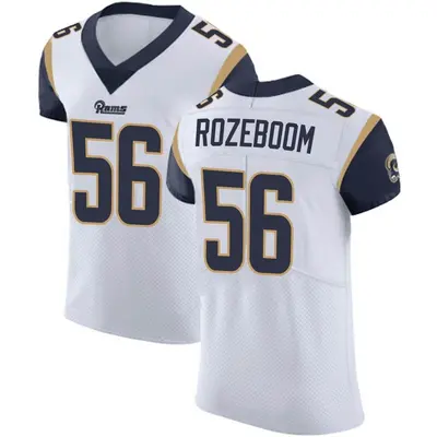 Men's Elite Christian Rozeboom Los Angeles Rams White Vapor Untouchable Jersey