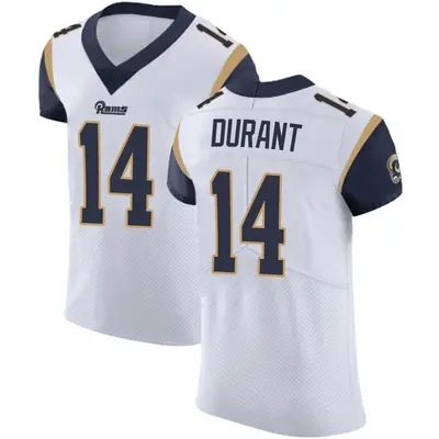 Men's Elite Cobie Durant Los Angeles Rams White Vapor Untouchable Jersey