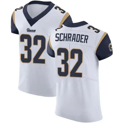 Men's Elite Cody Schrader Los Angeles Rams White Vapor Untouchable Jersey