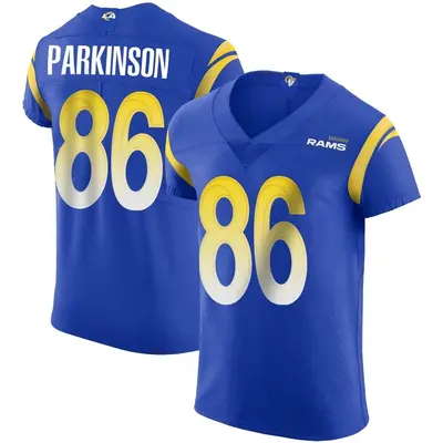 Men's Elite Colby Parkinson Los Angeles Rams Royal Alternate Vapor Untouchable Jersey