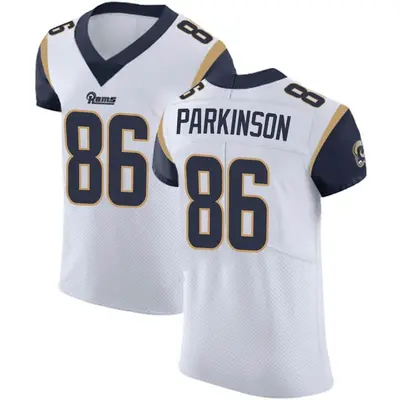 Men's Elite Colby Parkinson Los Angeles Rams White Vapor Untouchable Jersey