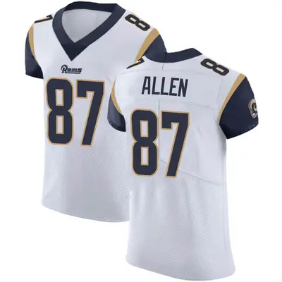 Men's Elite Davis Allen Los Angeles Rams White Vapor Untouchable Jersey