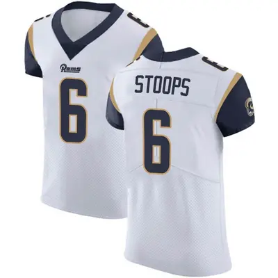 Men's Elite Drake Stoops Los Angeles Rams White Vapor Untouchable Jersey