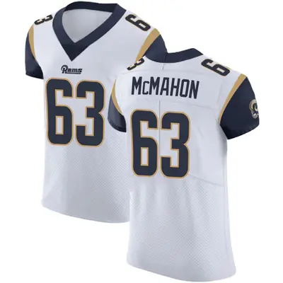 Men's Elite Dylan McMahon Los Angeles Rams White Vapor Untouchable Jersey