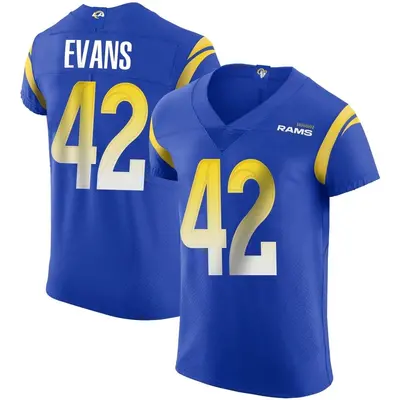 Men's Elite Ethan Evans Los Angeles Rams Royal Alternate Vapor Untouchable Jersey