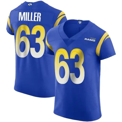 Men's Elite Grant Miller Los Angeles Rams Royal Alternate Vapor Untouchable Jersey