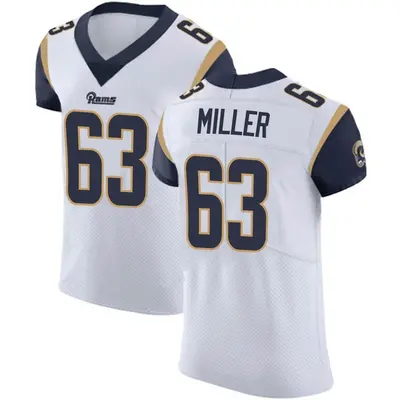 Men's Elite Grant Miller Los Angeles Rams White Vapor Untouchable Jersey