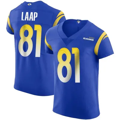 Men's Elite JJ Laap Los Angeles Rams Royal Alternate Vapor Untouchable Jersey