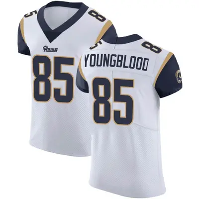 Men's Elite Jack Youngblood Los Angeles Rams White Vapor Untouchable Jersey