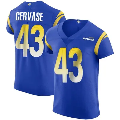 Men's Elite Jake Gervase Los Angeles Rams Royal Alternate Vapor Untouchable Jersey