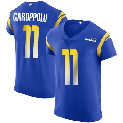 Men's Elite Jimmy Garoppolo Los Angeles Rams Royal Alternate Vapor Untouchable Jersey