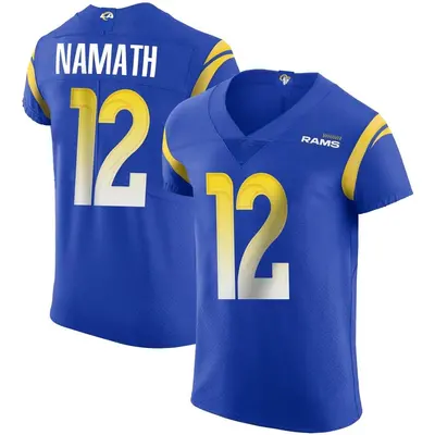 Men's Elite Joe Namath Los Angeles Rams Royal Alternate Vapor Untouchable Jersey