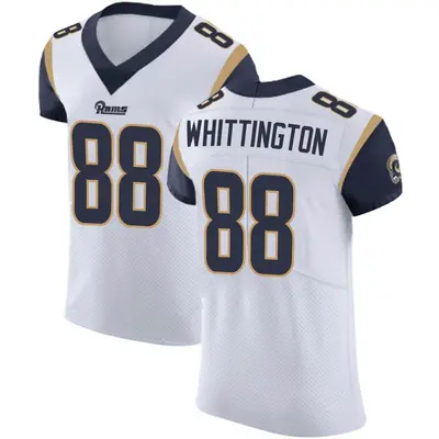 Men's Elite Jordan Whittington Los Angeles Rams White Vapor Untouchable Jersey