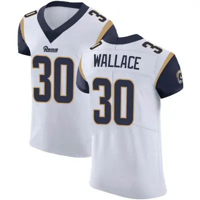 Men's Elite Josh Wallace Los Angeles Rams White Vapor Untouchable Jersey