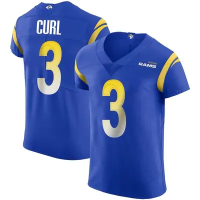 Men's Elite Kamren Curl Los Angeles Rams Royal Alternate Vapor Untouchable Jersey