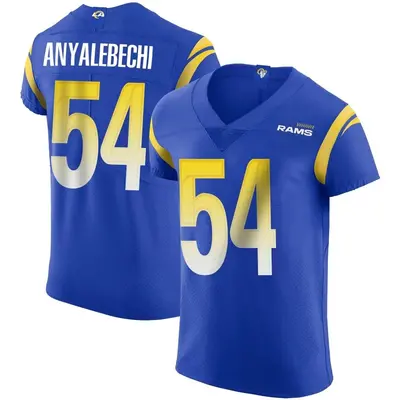 Men's Elite Kelechi Anyalebechi Los Angeles Rams Royal Alternate Vapor Untouchable Jersey