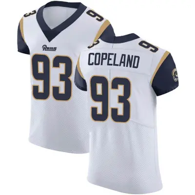 Men's Elite Marquise Copeland Los Angeles Rams White Vapor Untouchable Jersey