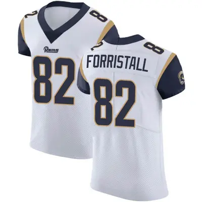 Men's Elite Miller Forristall Los Angeles Rams White Vapor Untouchable Jersey