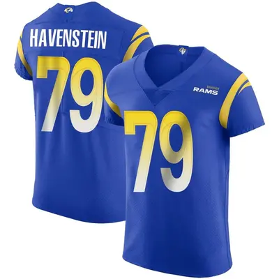 Men's Elite Rob Havenstein Los Angeles Rams Royal Alternate Vapor Untouchable Jersey