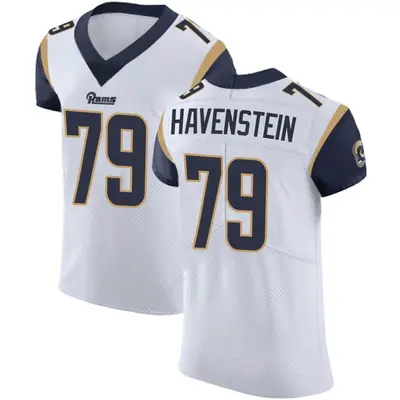 Men's Elite Rob Havenstein Los Angeles Rams White Vapor Untouchable Jersey