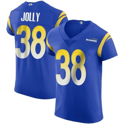 Men's Elite Shaun Jolly Los Angeles Rams Royal Alternate Vapor Untouchable Jersey