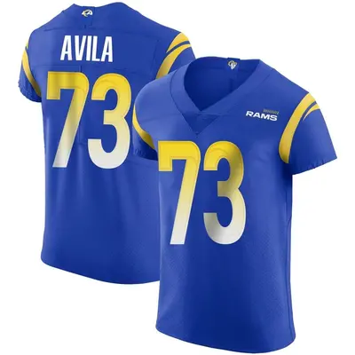 Men's Elite Steve Avila Los Angeles Rams Royal Alternate Vapor Untouchable Jersey