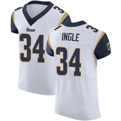 Men's Elite Tanner Ingle Los Angeles Rams White Vapor Untouchable Jersey