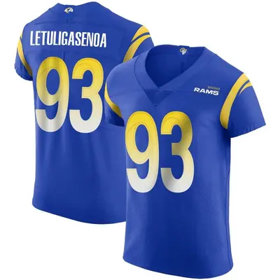 Men's Elite Tuli Letuligasenoa Los Angeles Rams Royal Alternate Vapor Untouchable Jersey