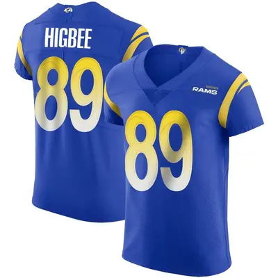 Men's Elite Tyler Higbee Los Angeles Rams Royal Alternate Vapor Untouchable Jersey