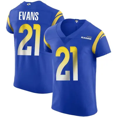 Men's Elite Zach Evans Los Angeles Rams Royal Alternate Vapor Untouchable Jersey