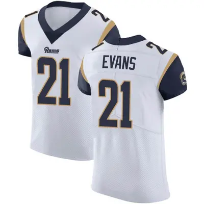 Men's Elite Zach Evans Los Angeles Rams White Vapor Untouchable Jersey