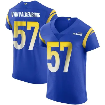 Men's Elite Zach VanValkenburg Los Angeles Rams Royal Alternate Vapor Untouchable Jersey