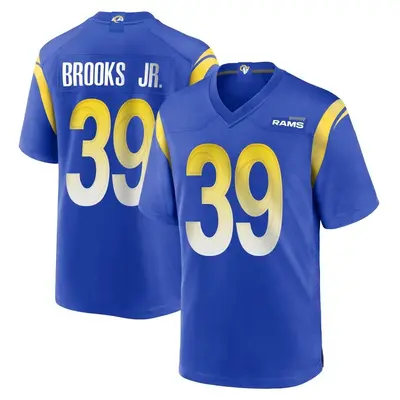 Men's Game Antoine Brooks Jr. Los Angeles Rams Royal Alternate Jersey