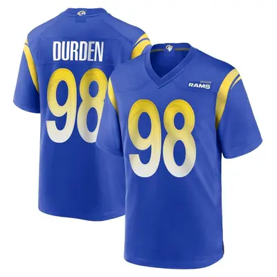 Men's Game Cory Durden Los Angeles Rams Royal Alternate Jersey