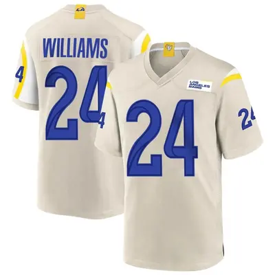 Men's Game Darious Williams Los Angeles Rams Bone Jersey