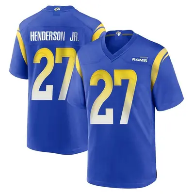 Men's Game Darrell Henderson Jr. Los Angeles Rams Royal Alternate Jersey