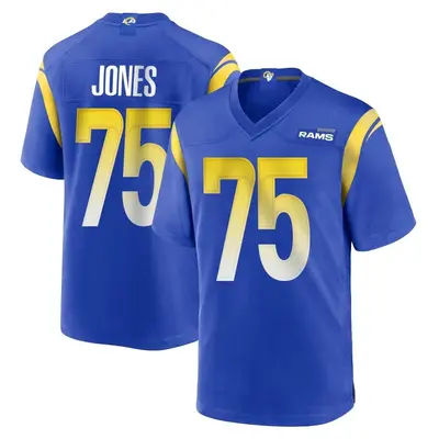 Men's Game Deacon Jones Los Angeles Rams Royal Alternate Jersey