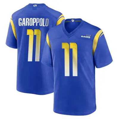 Men's Game Jimmy Garoppolo Los Angeles Rams Royal Alternate Jersey