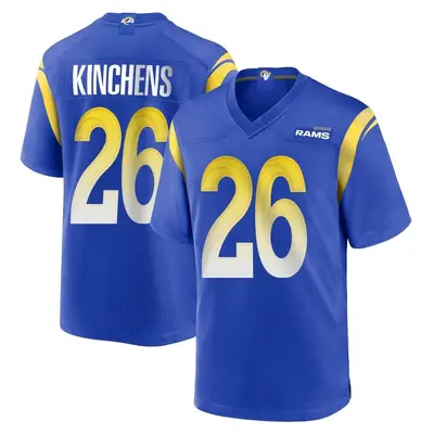 Men's Game Kamren Kinchens Los Angeles Rams Royal Alternate Jersey