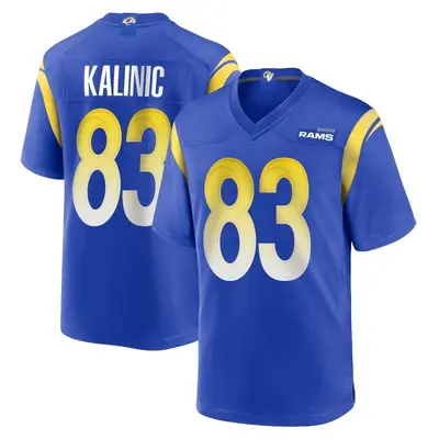 Men's Game Nikola Kalinic Los Angeles Rams Royal Alternate Jersey